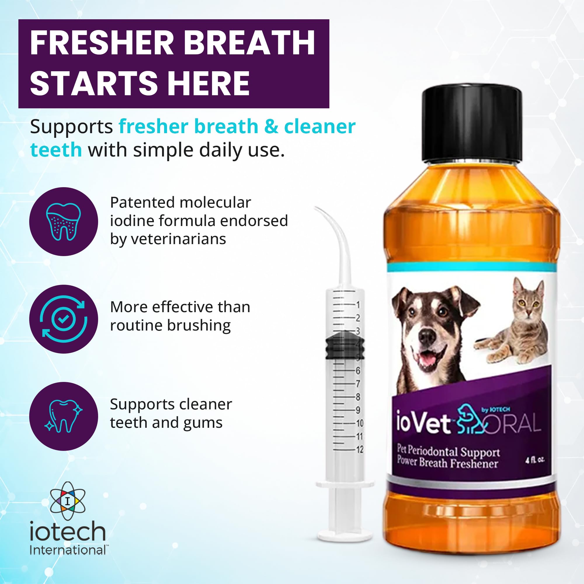ioVet seringue doseuse incluse facilitant le dosage précis