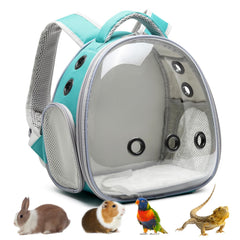 ioview vue de face du sac à dos vert montrant la bulle et la porte, sécurité et visibilité