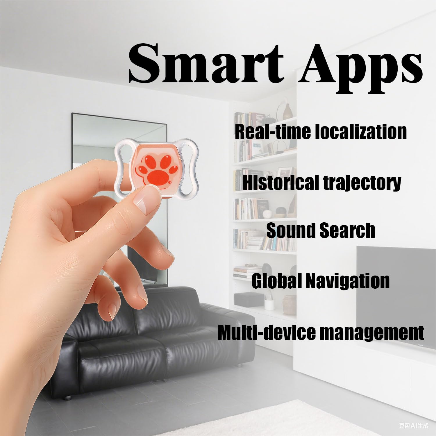 Écran d'application IOYDC montrant carte en temps réel pour localisation précise