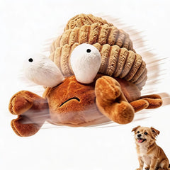 ipawspace Hermit Crab face avant montrant la peluche attrayante et durable
