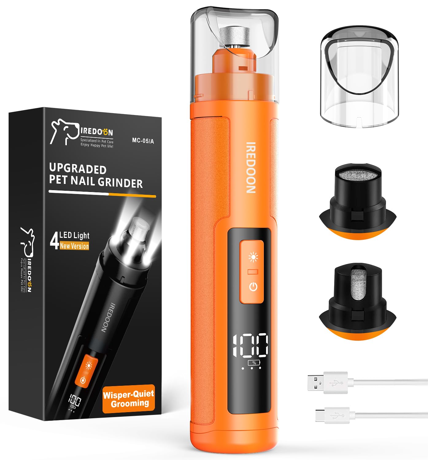 IREDOON face avant de l’appareil montrant prise ergonomique et commande simplifiée