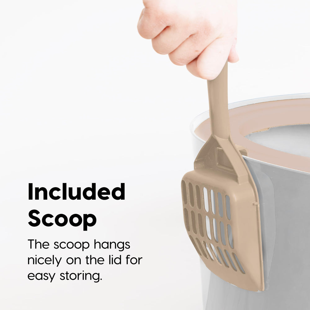 IRIS USA chat entrant par le dessus pour une toilette privée et sûre