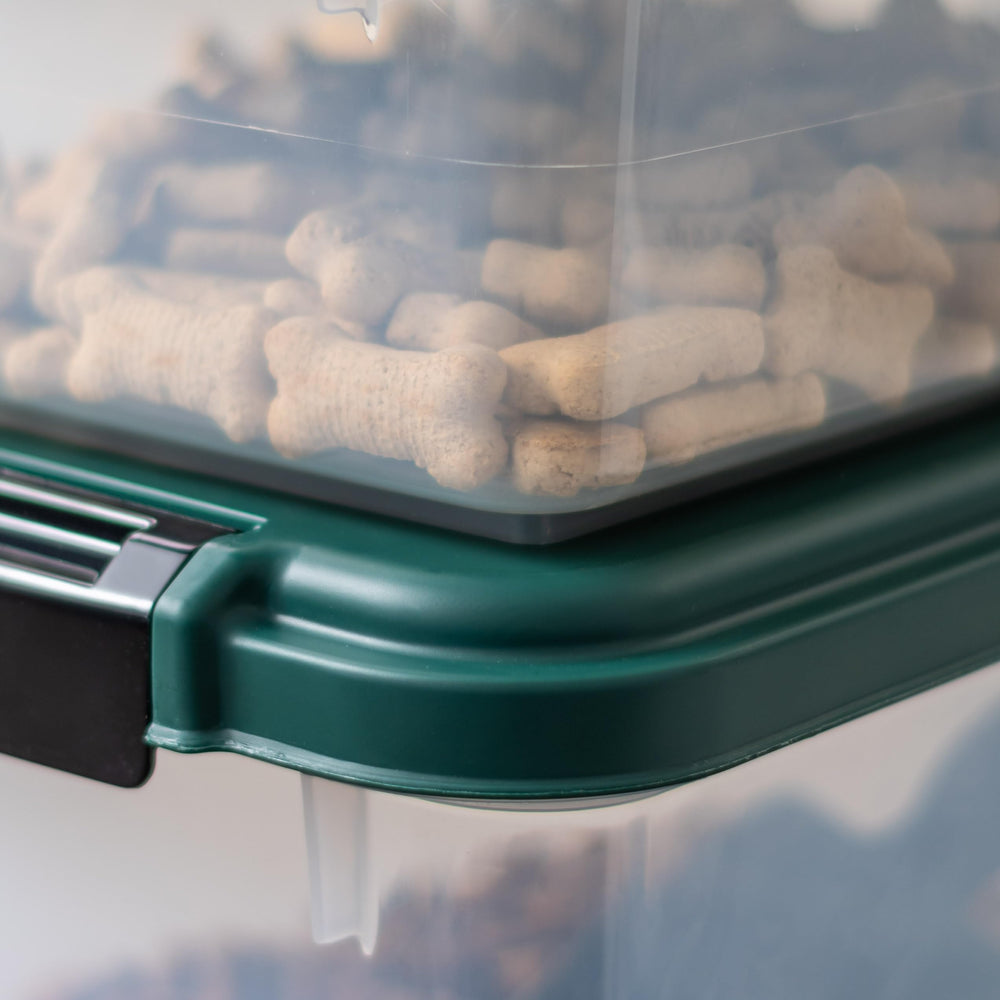 IRIS USA étiquette avec dimensions et matériaux sûrs sans BPA visibles