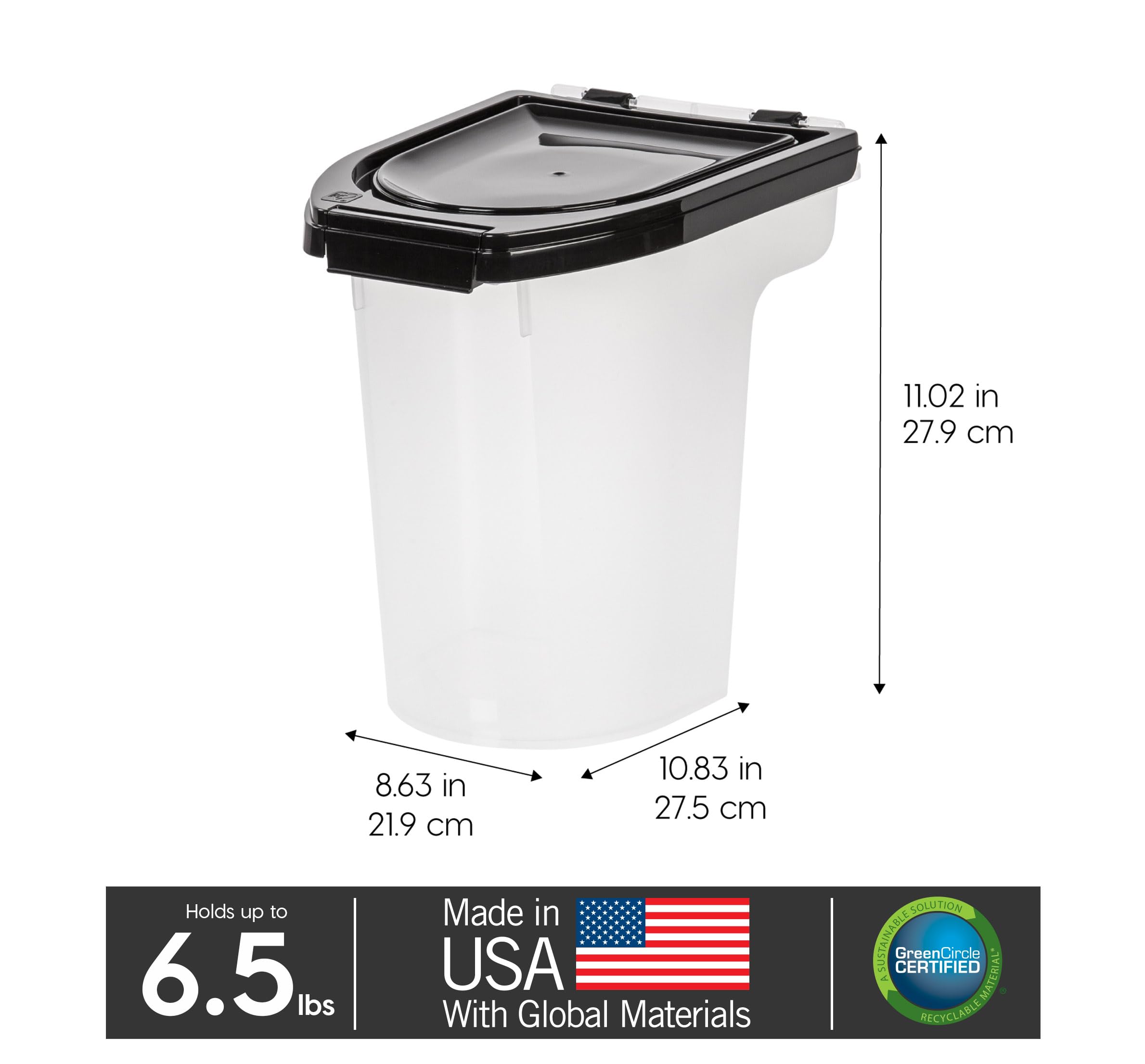 IRIS USA corps translucide montrant le niveau et gestion visuelle