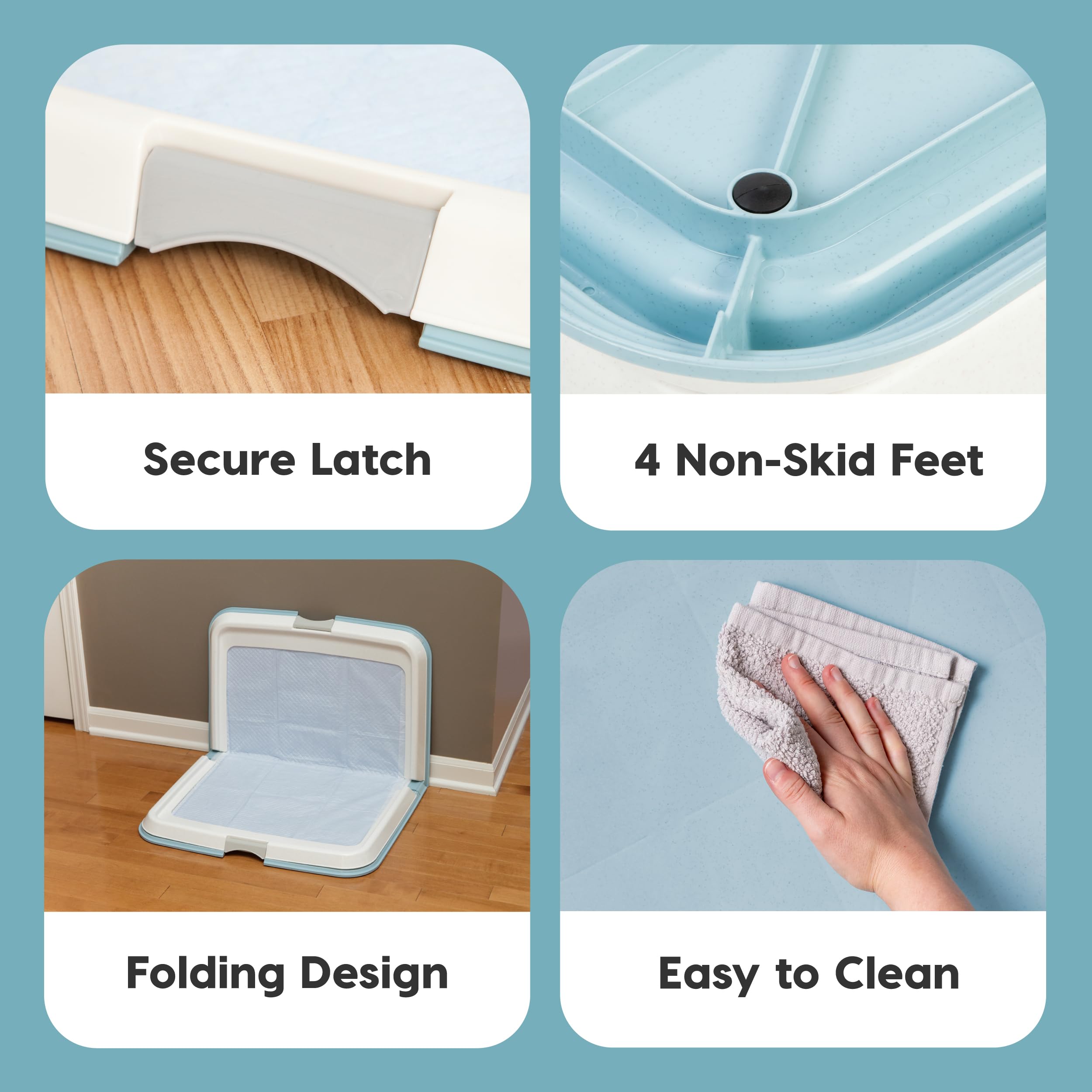 IRIS USA plateau pieds antidérapants assurant stabilité pendant usage