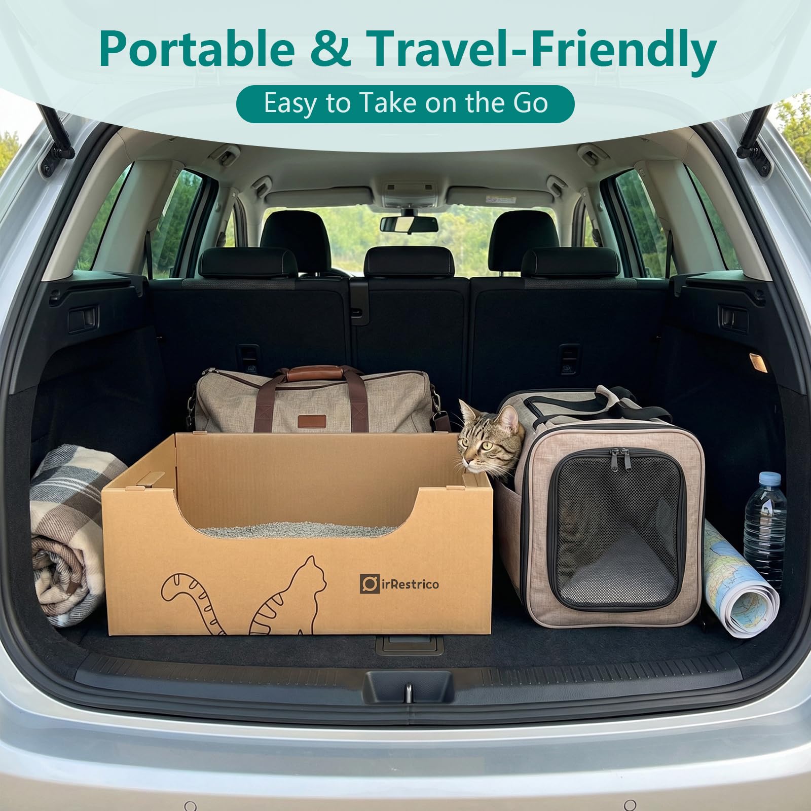IRRESTRICO bac plié compact facile à ranger et transporter