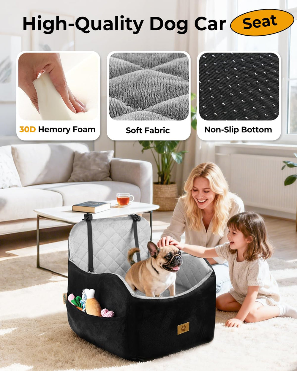 Ishineon petit chien à l'intérieur avec meilleure vue réduisant le stress