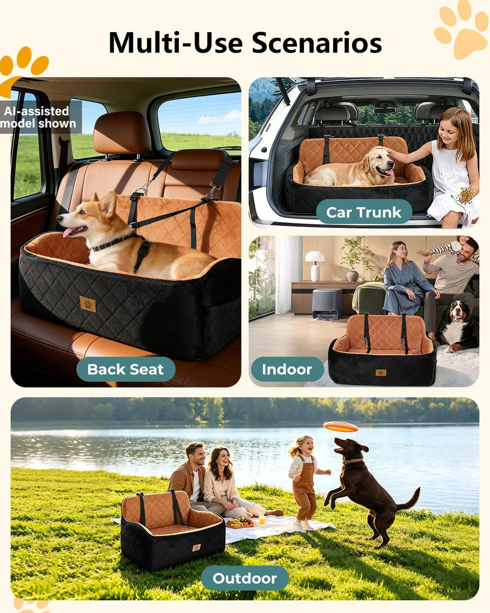 Ishineon poches latérales contenant jouets et friandises pour organisation de voyage