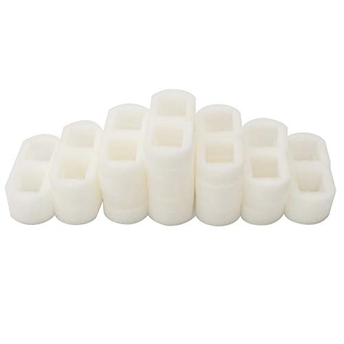 iTidyHome filtre à côté d'une règle et emballage individuel, vérification simple de taille