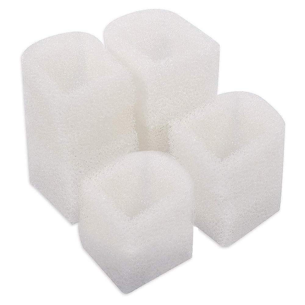 iTidyHome gros plan mousse dense montrant texture filtrante, capture efficace des débris