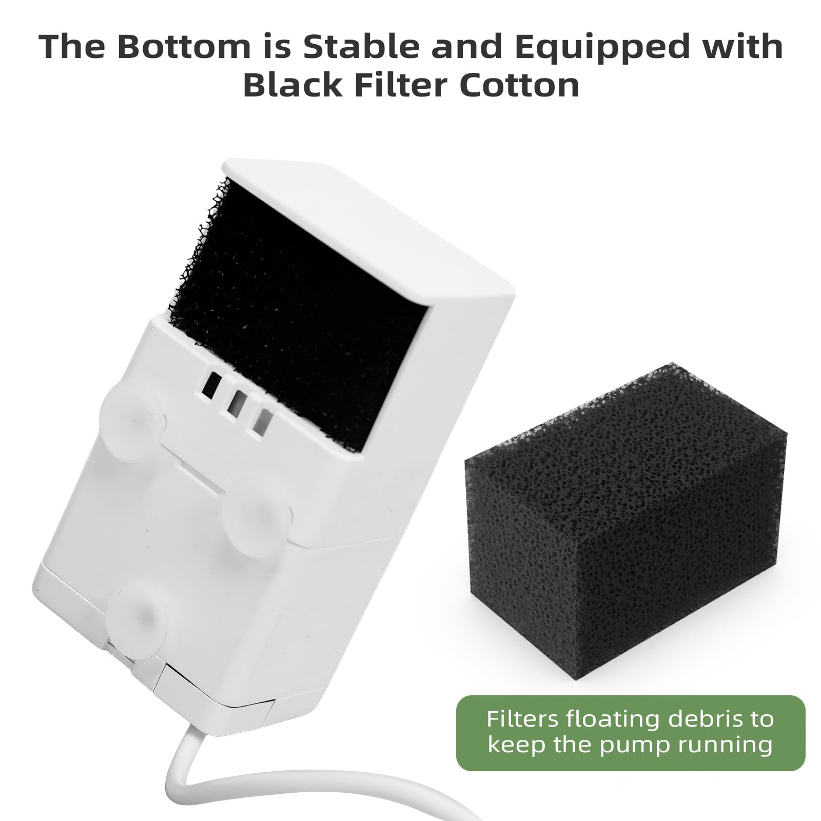 ITSCUTE pompe D443 câble USB connecté illustrant l'alimentation basse tension