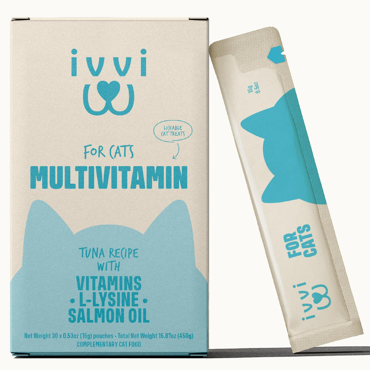 ivvi sachet avant montrant l'emballage pratique et l'information claire