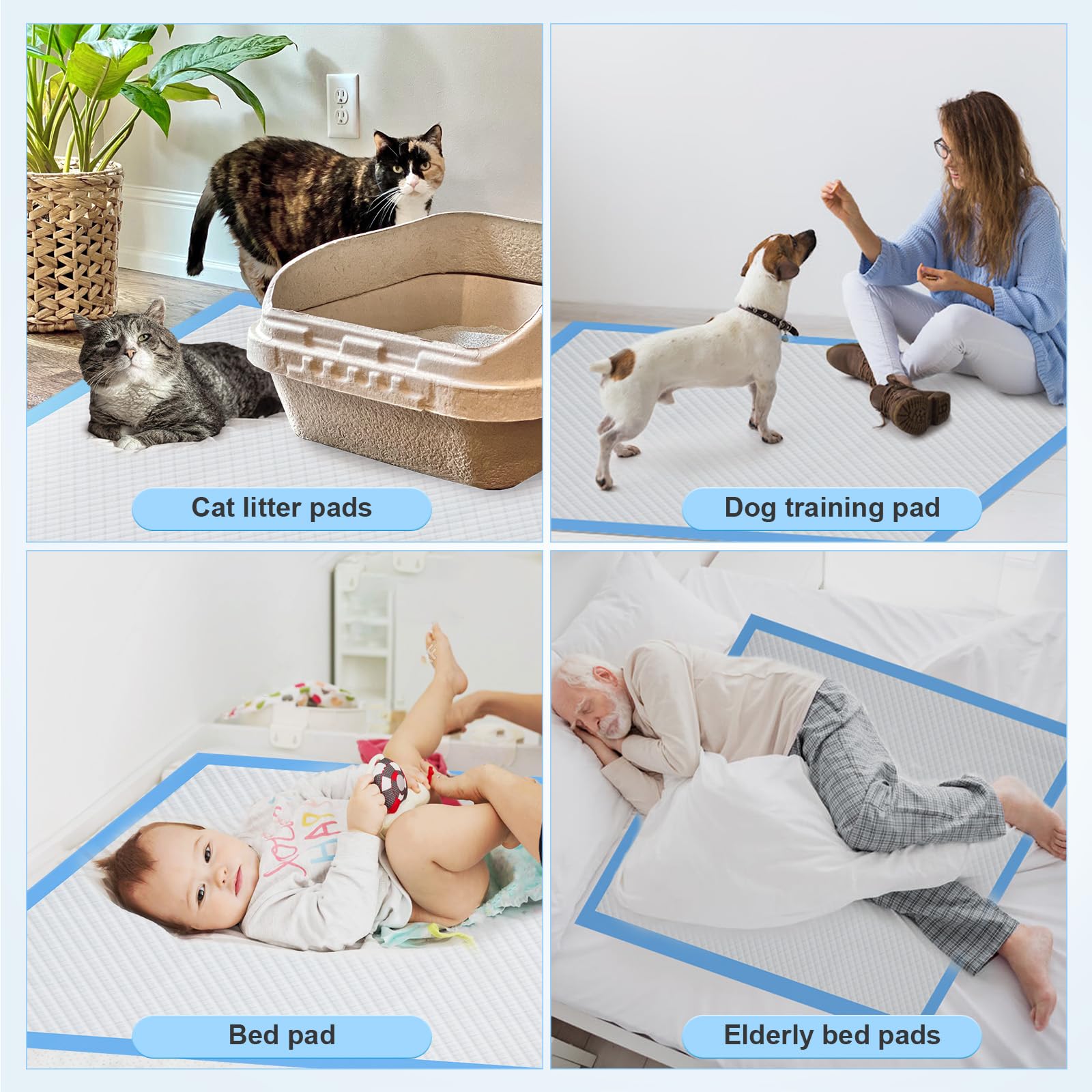 iweepet paquet de 30 unités facilitant stockage et remplacement