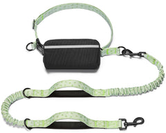 iYoShop laisse mains libres face avant montrant design coeur vert et rangement