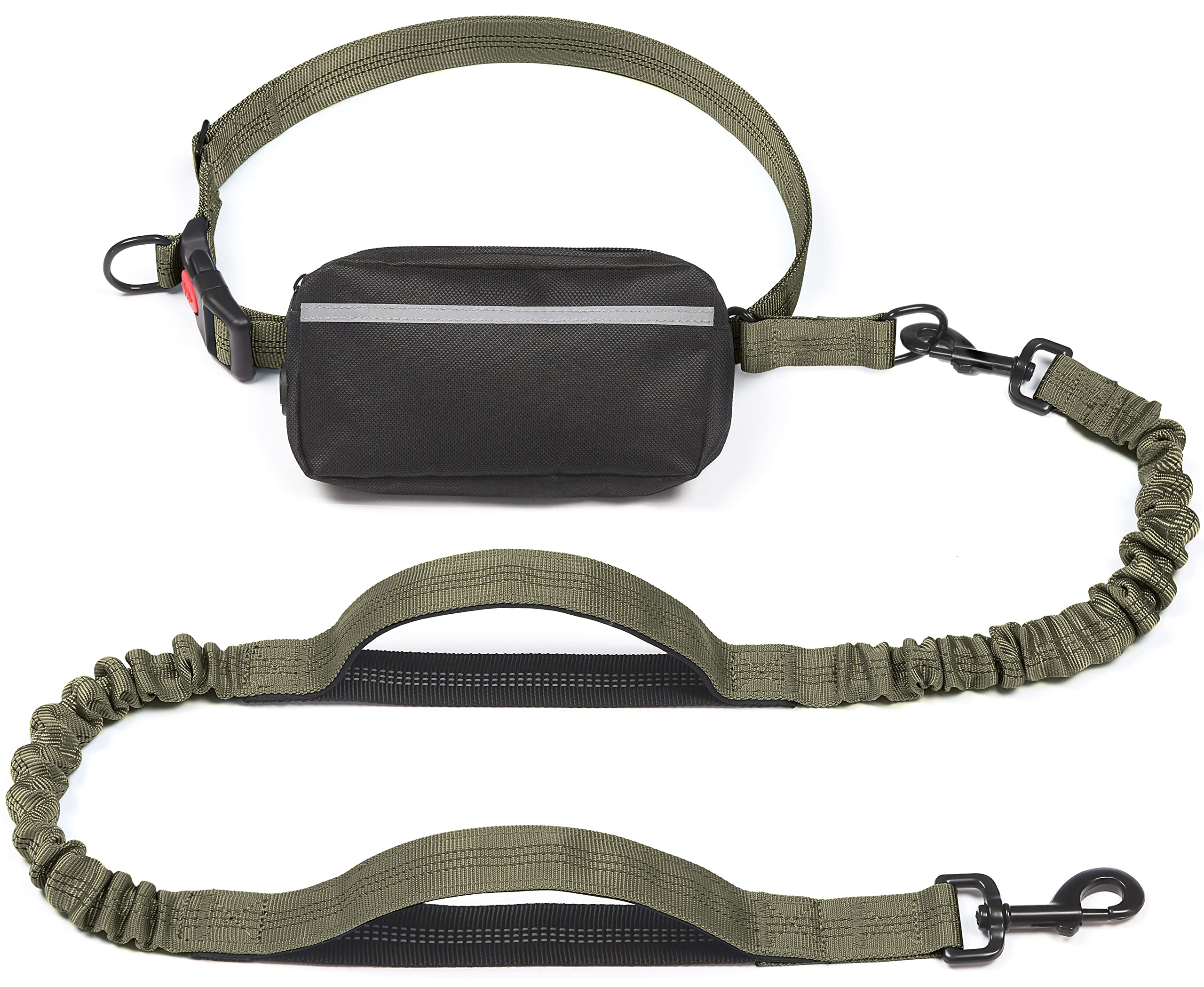iYoShop laisse frontale montrant la pochette et confort mains libres