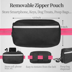 iYoShop pochette zippée amovible montrant rangement sécurisé