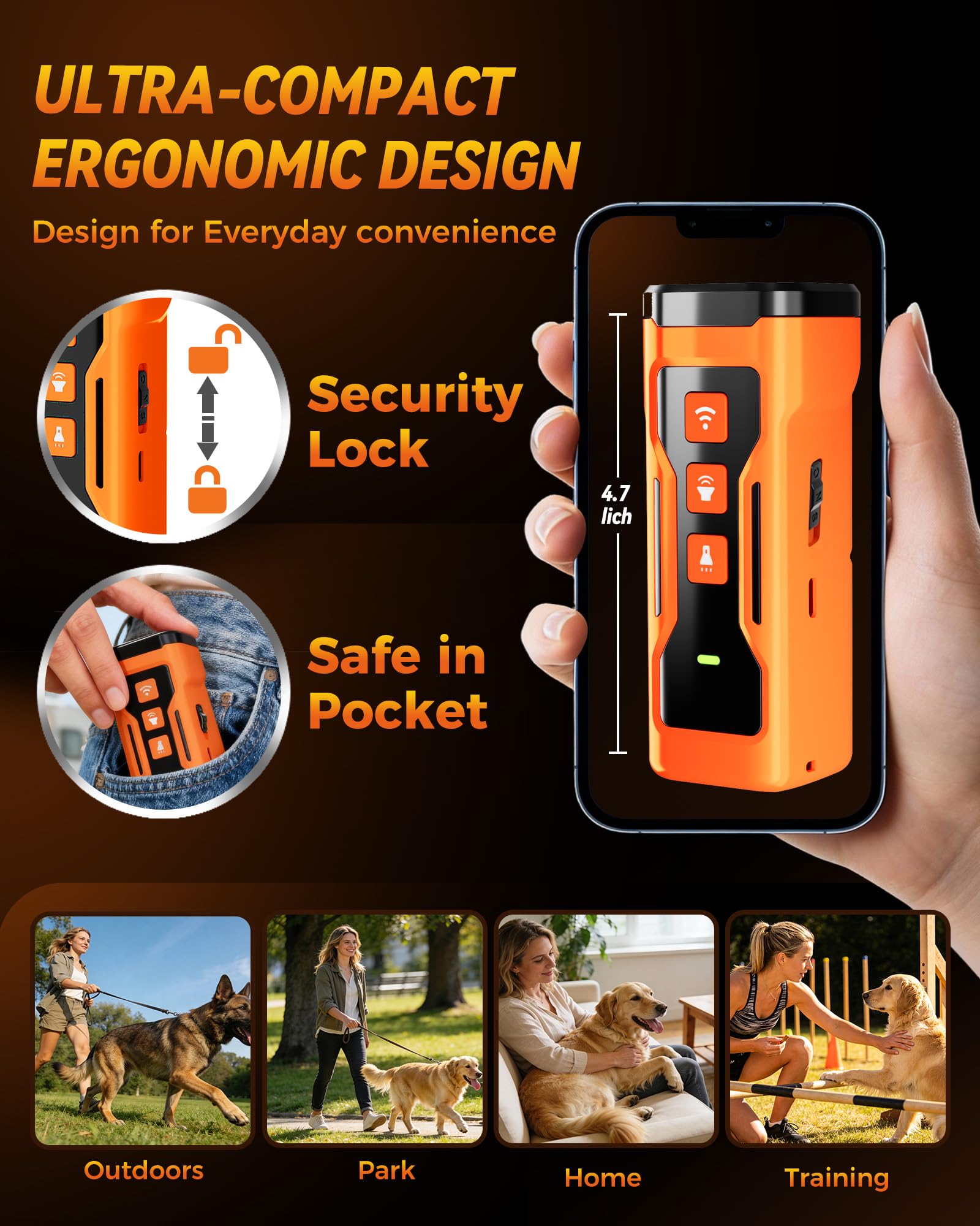 IZNiK utilisé dans un jardin pour interrompre aboiements, alternative sans contact