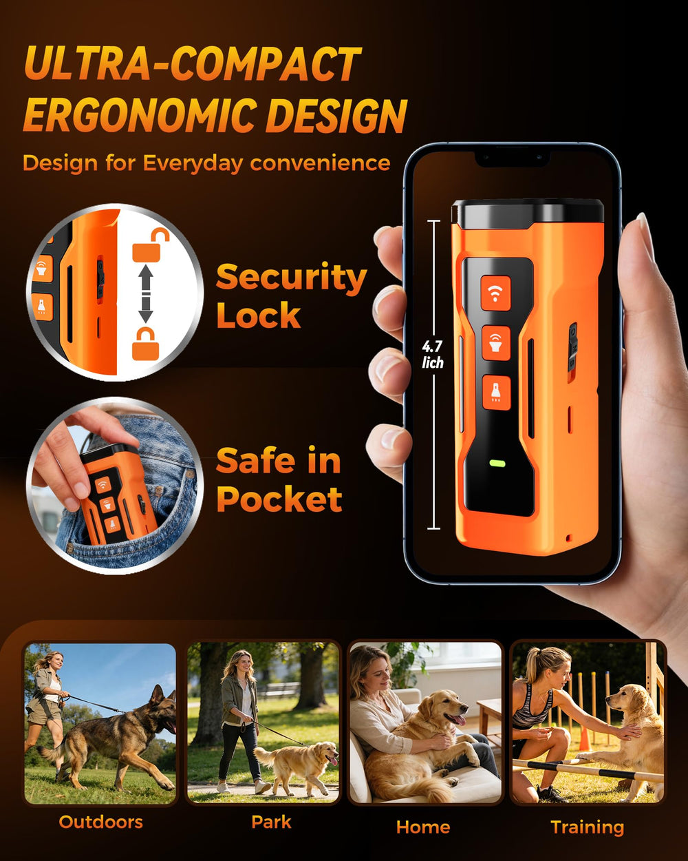IZNiK utilisé dans un jardin pour interrompre aboiements, alternative sans contact