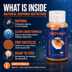 Gros plan de la suspension JADINGSFARM montrant la texture facile à ingérer