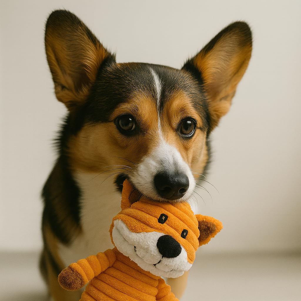 Jalousie peluche renard coutures renforcées pour plus de robustesse