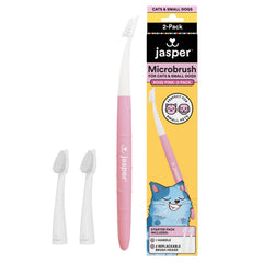 Jasper vue de face de la brosse rose montrant paquet et finition pratique