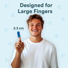 Jasper gros plan poils en silicone doux pour un nettoyage respectueux des gencives