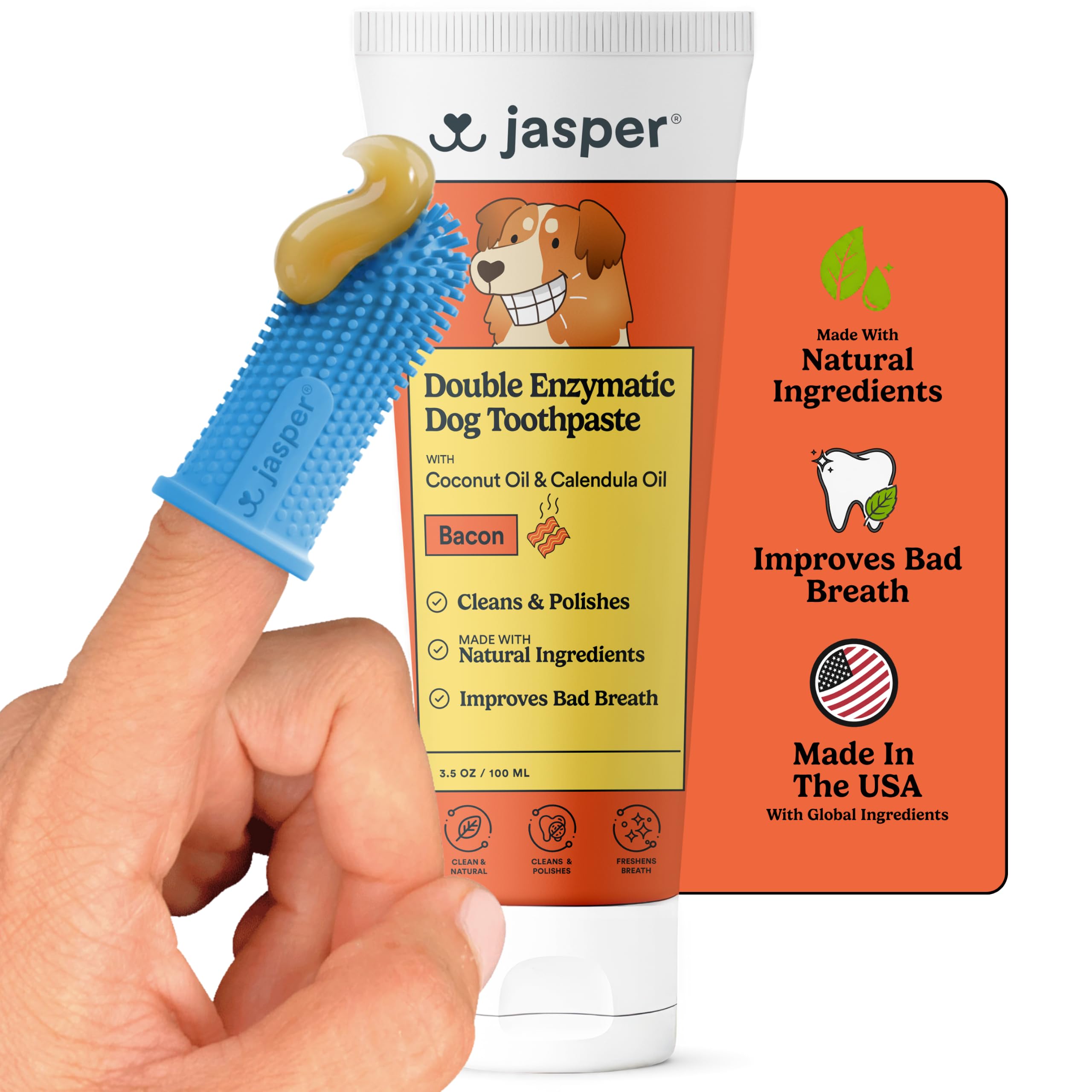 Jasper emballage avant du kit montrant contenu et bénéfice hygiène