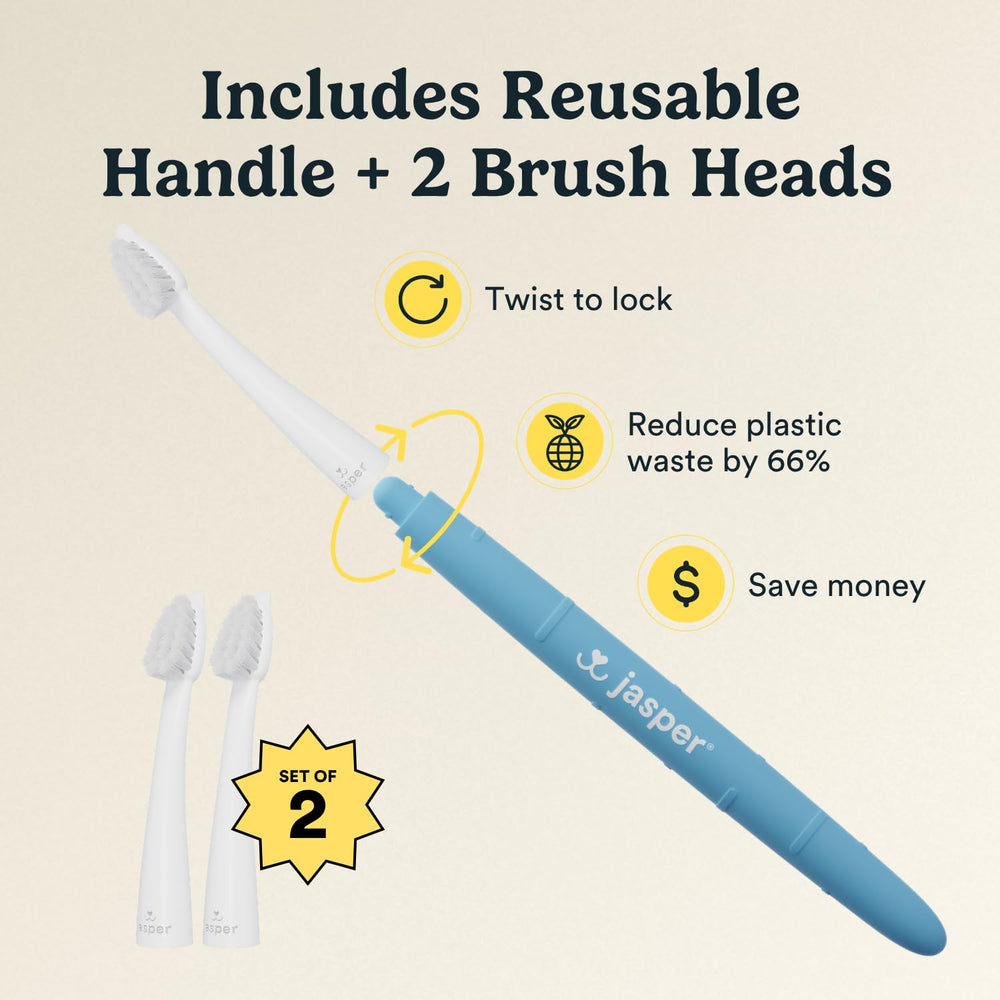 Jasper microbrush cou courbé permettant d'atteindre les molaires latérales facilement