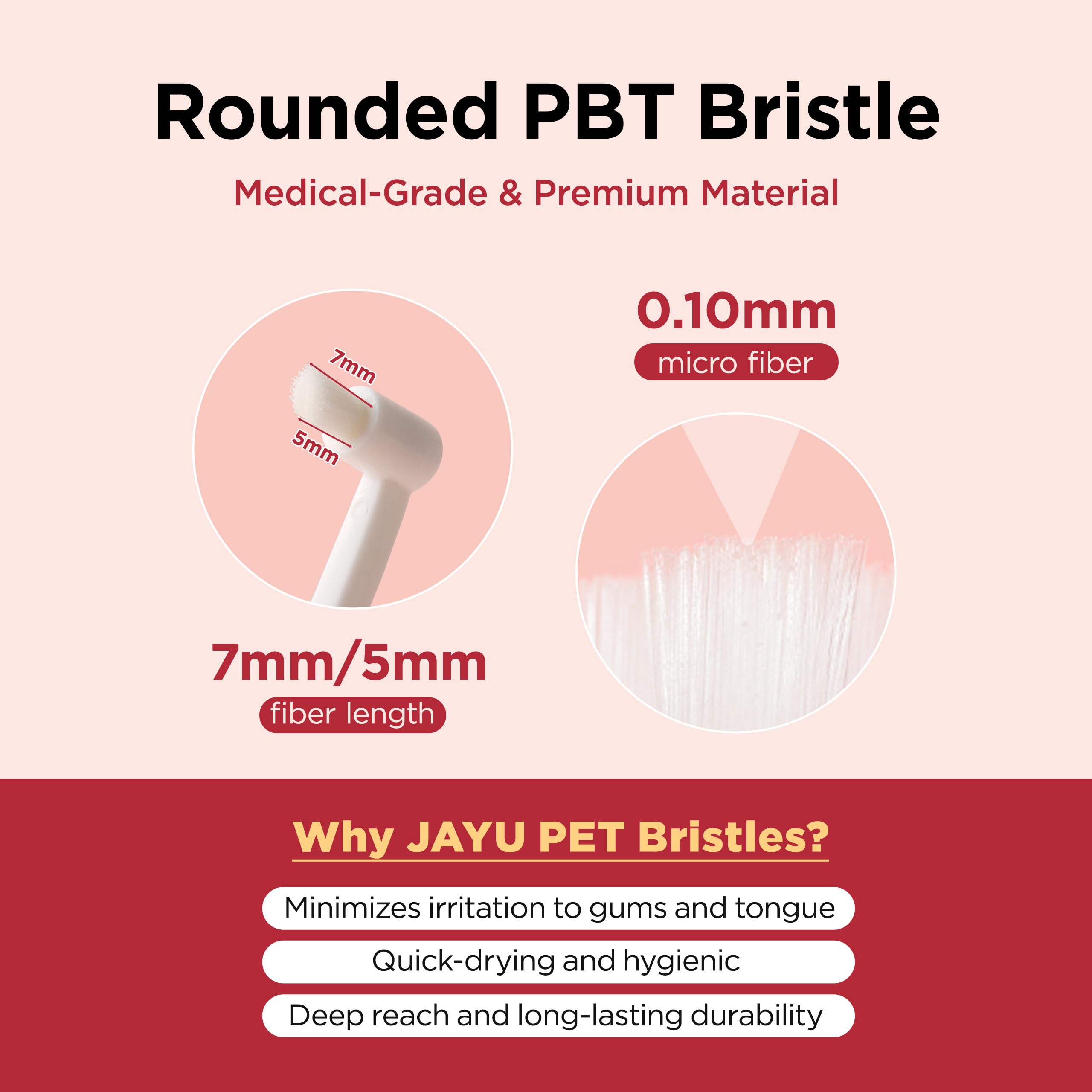 JAYU PET texture de la poignée anti-glisse pour une prise sûre