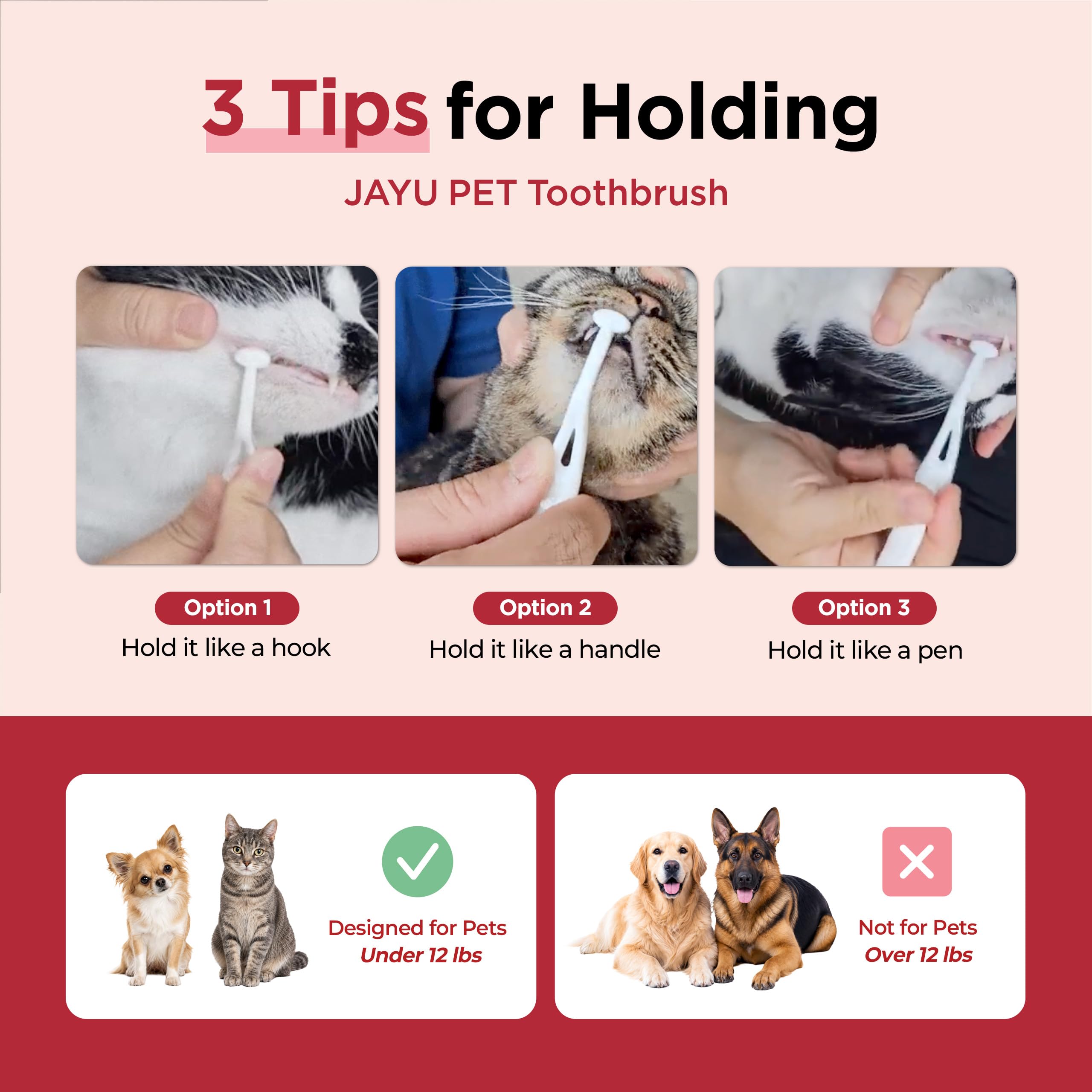 JAYU PET en usage sur chat pour diminuer le stress du brossage