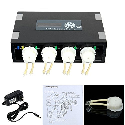 Jebao DP-4 en situation sur meuble d'aquarium simplifie l'automatisation des ajouts