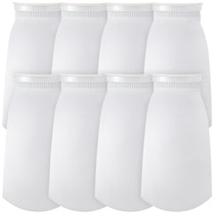 Jecery poche-filtre avant packaging montrant lot de 8 et usage pratique