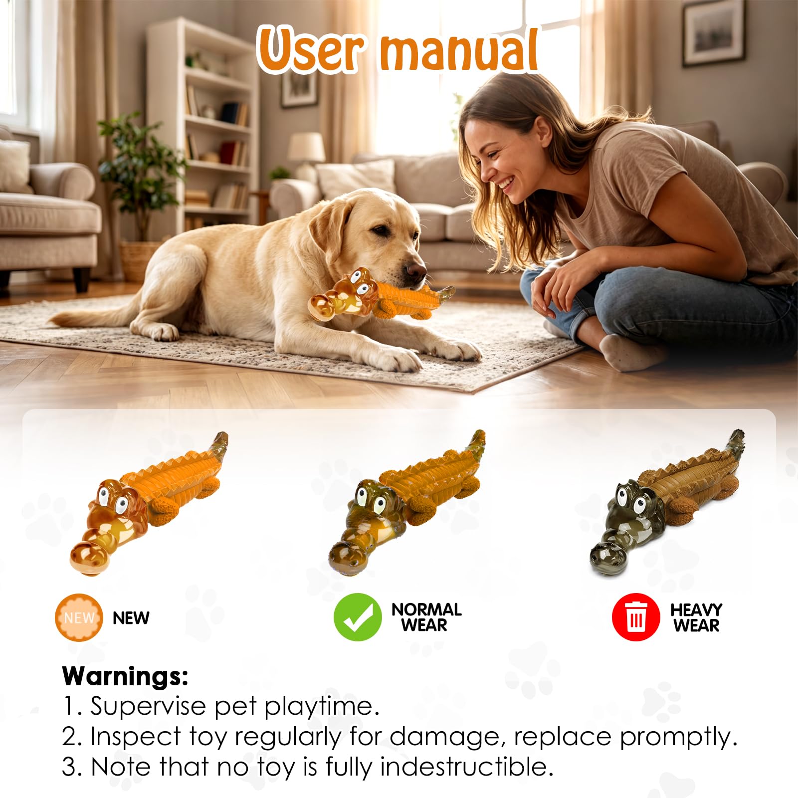 Jeefome crocodile présenté comme cadeau d'anniversaire pour chien