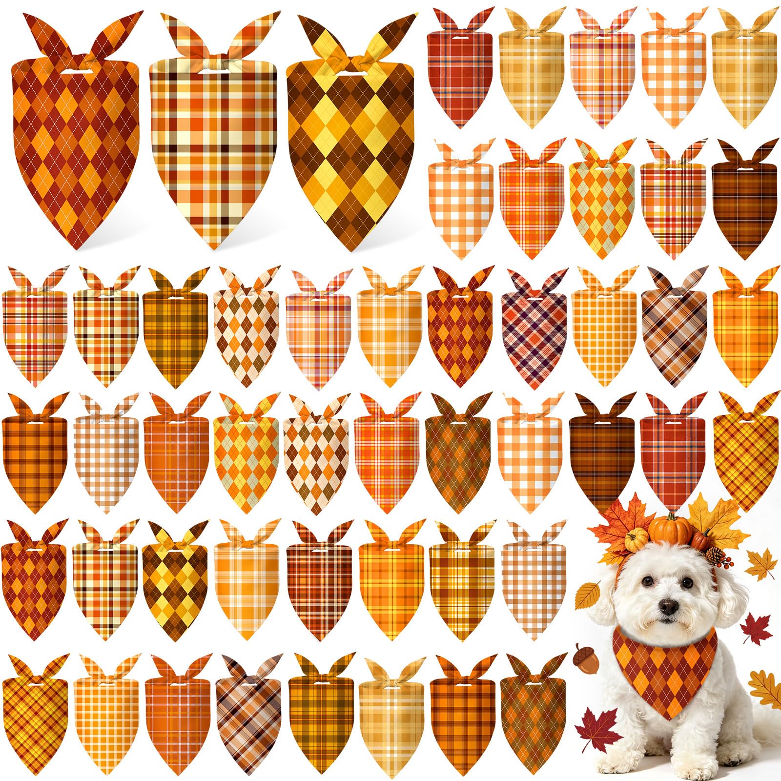 Jeere bandana avant-plan motif plaid montrant style et confort