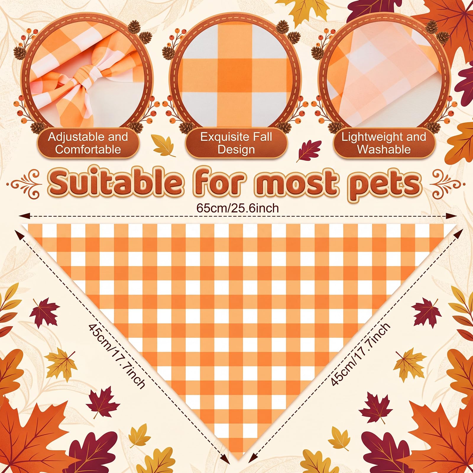 Jeere chien portant bandana automnal en promenade, look cosy pour photos et sorties