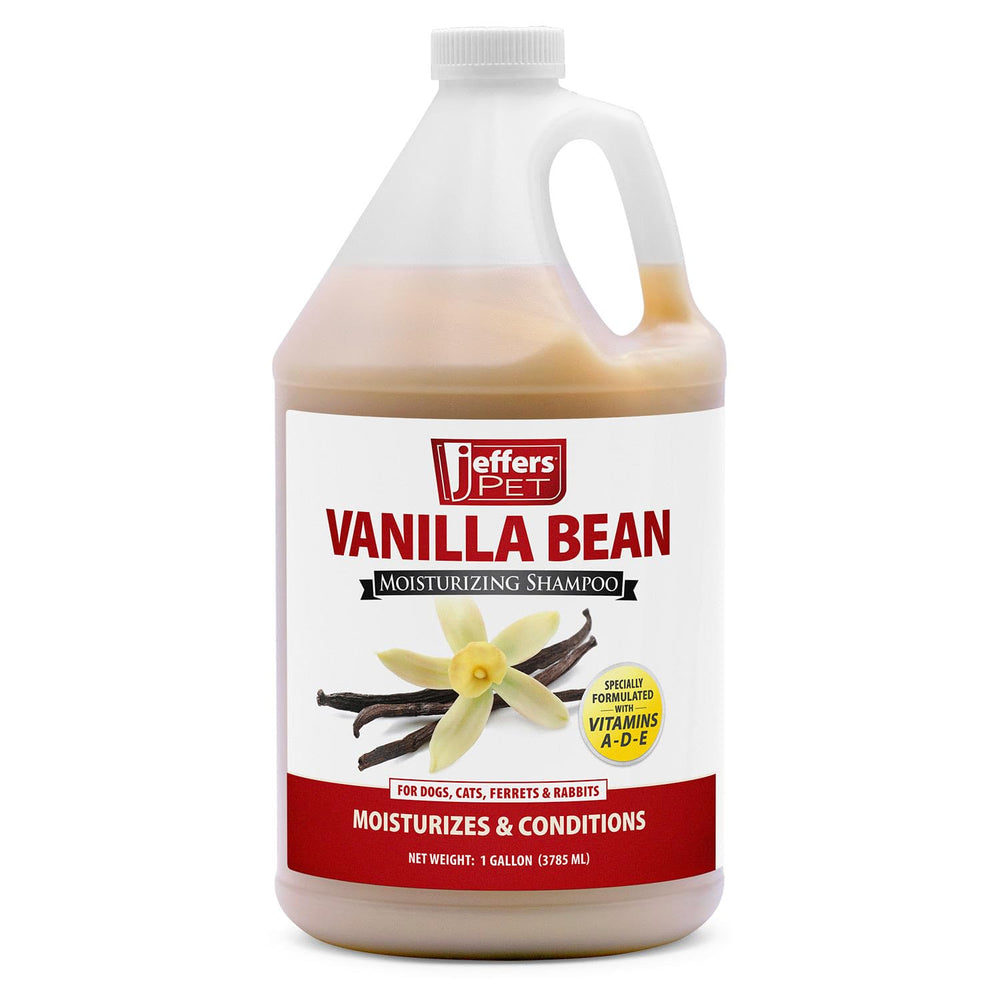 Jeffers bouteille 128 oz montrant l'étiquette et l'économie du format