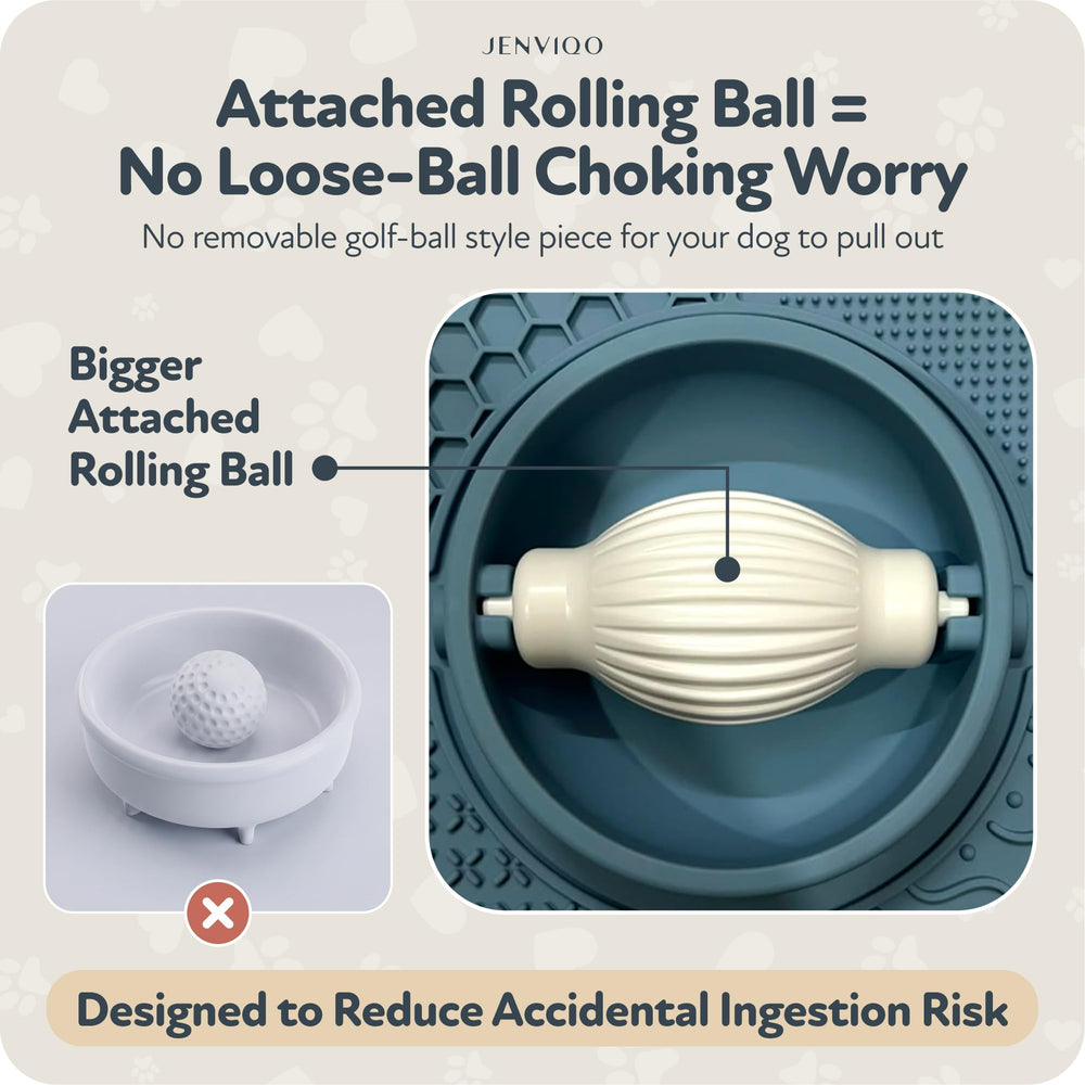 JENVIQO boule rotative en mouvement pour retenir l'attention du chien