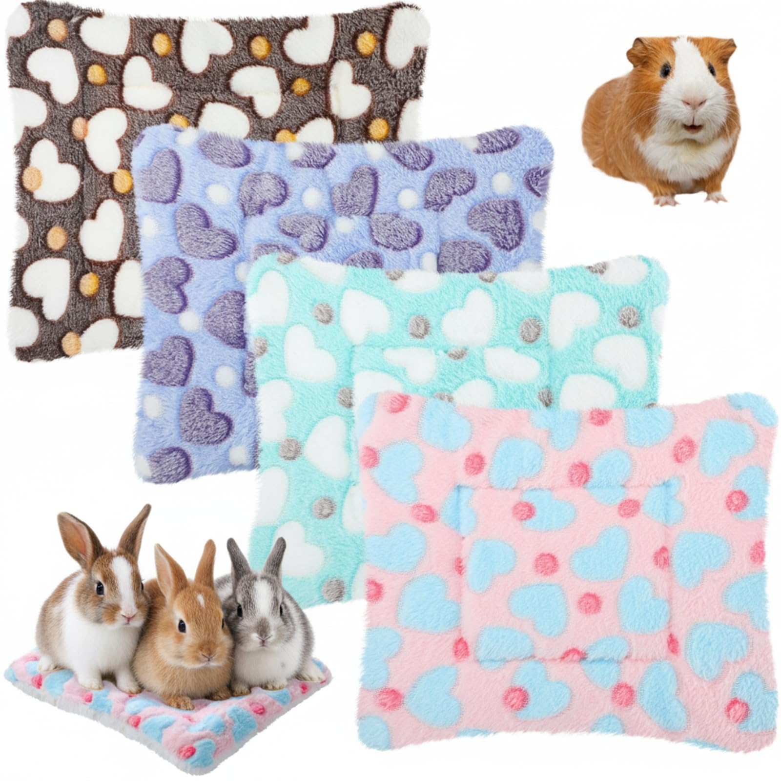 Jetec tapis face avant motif cœur montrant douceur et confort