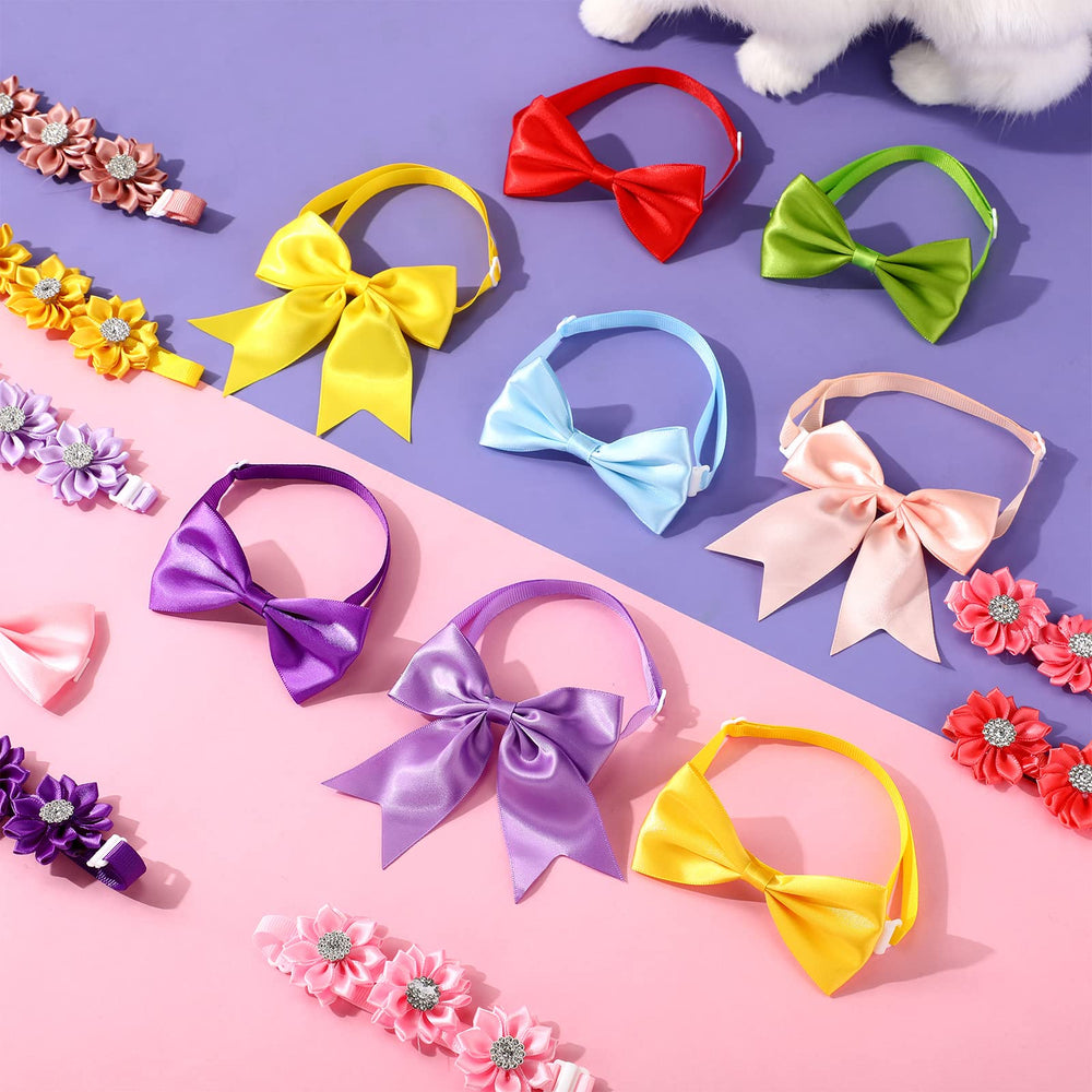 Jexine nœud décoré d'une fleur en strass apportant élégance festive