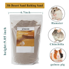 JFWOD hamster dans baignoire utilisant le sable, favorise toilettage naturel