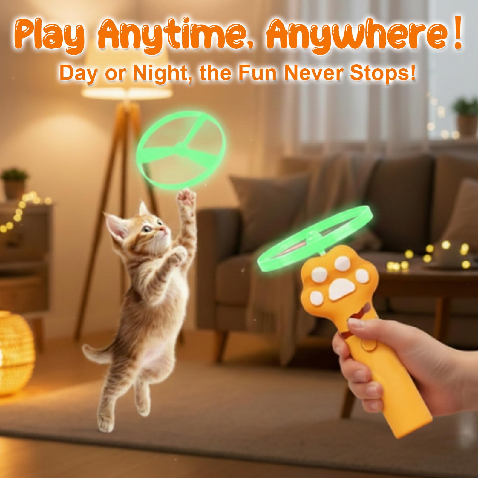 JIARON lanceur en action intérieur stimulant chasse et activité du chat