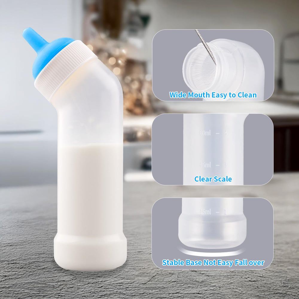 Jiaxix comparaison taille biberon versus main humaine, scale pratique pour dosage