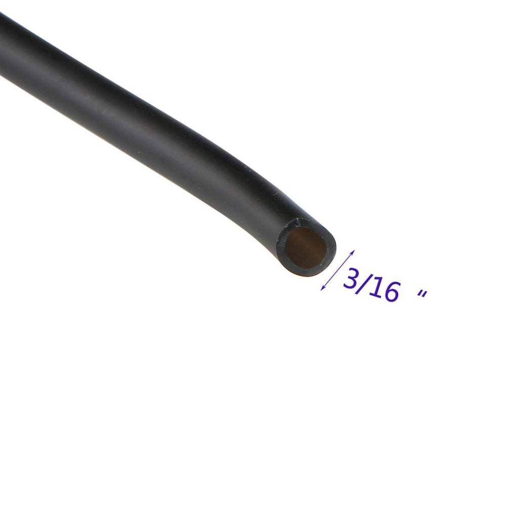 JIH coupe et texture du tuyau 3/16" montrant flexibilité et durabilité