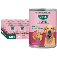 Jinx boîte face montrant étiquette et bénéfice appétence élevée