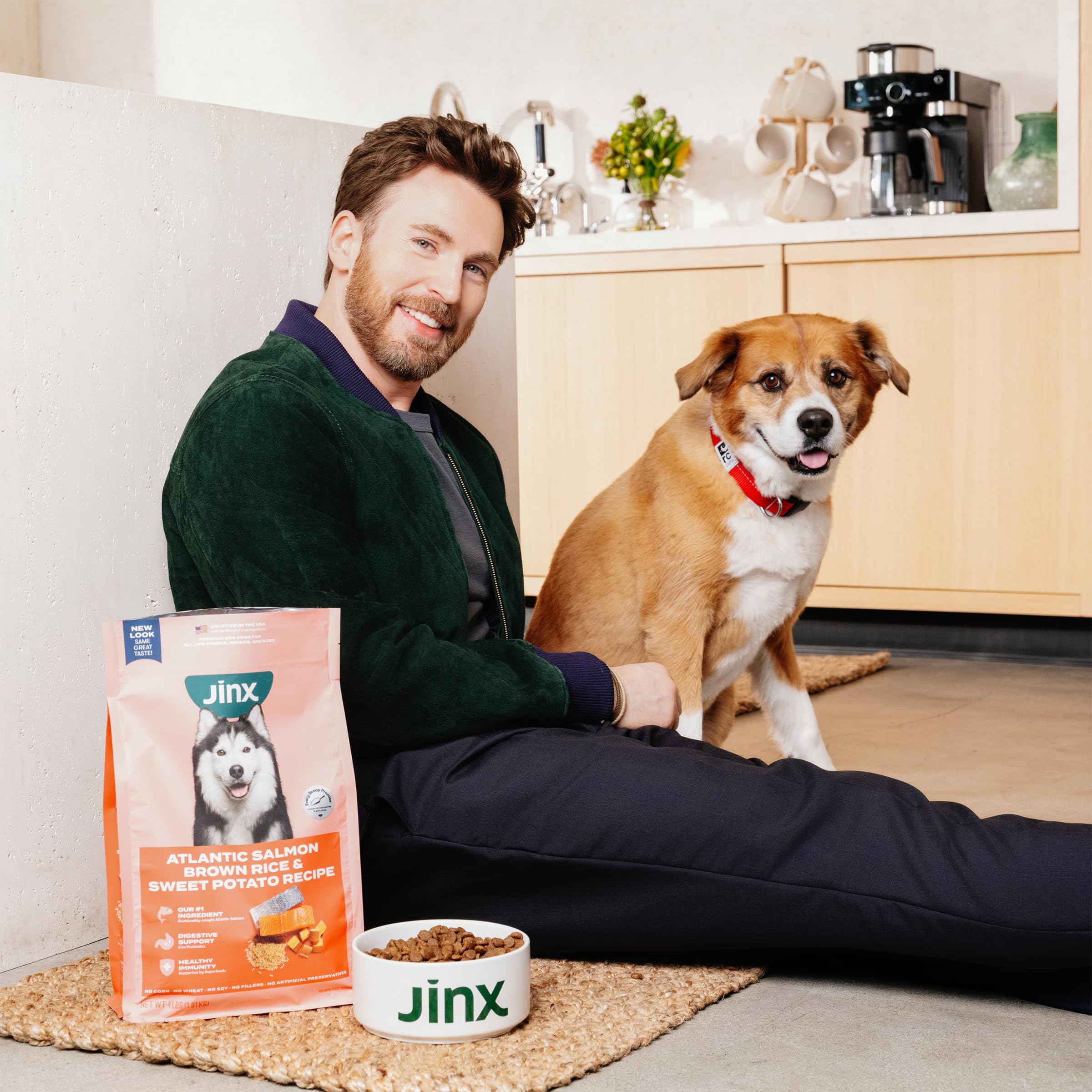 Jinx bol rempli prêt à servir, illustrant portion adaptée pour grandes races