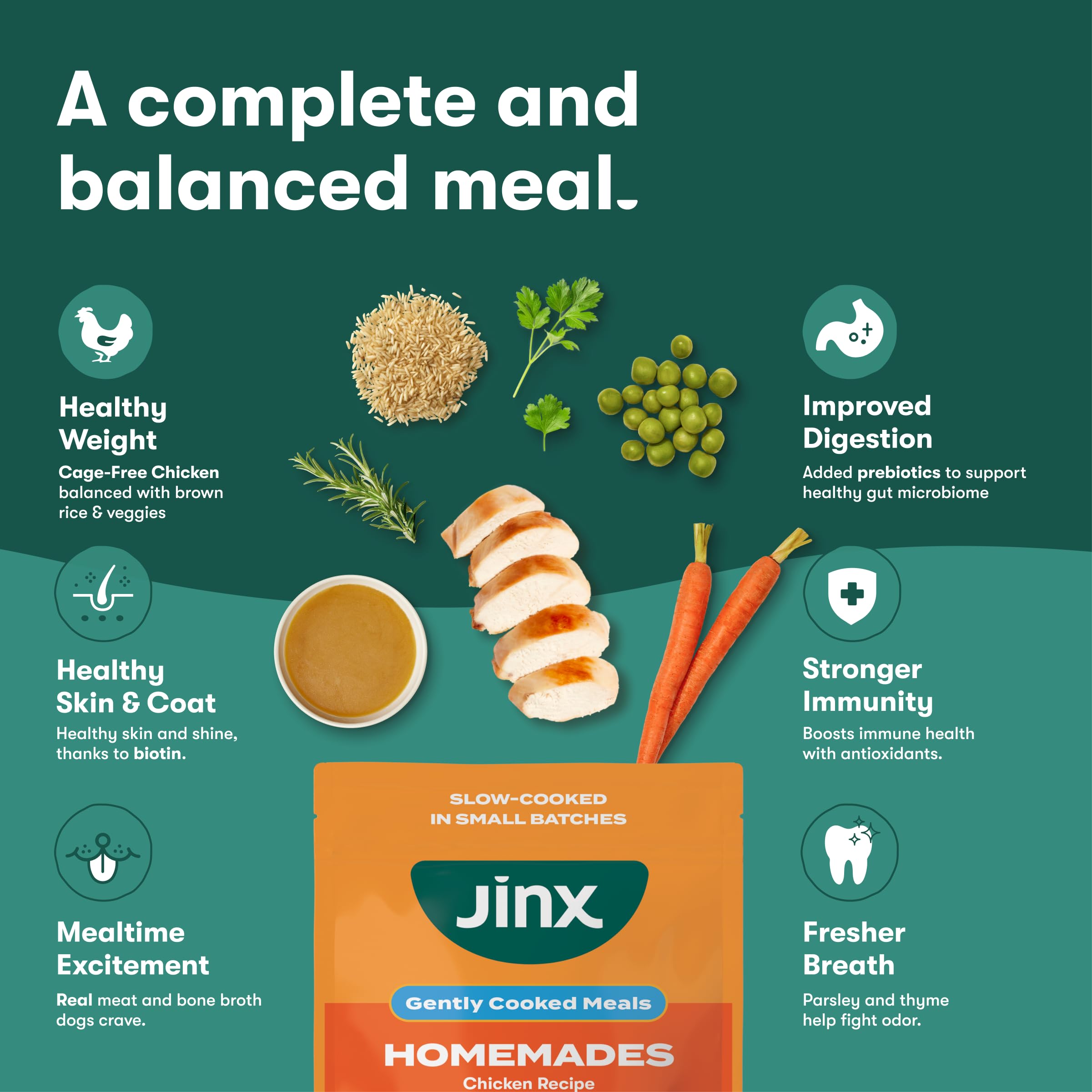 Jinx gros plan sur morceaux de poulet assurant une apparence savoureuse
