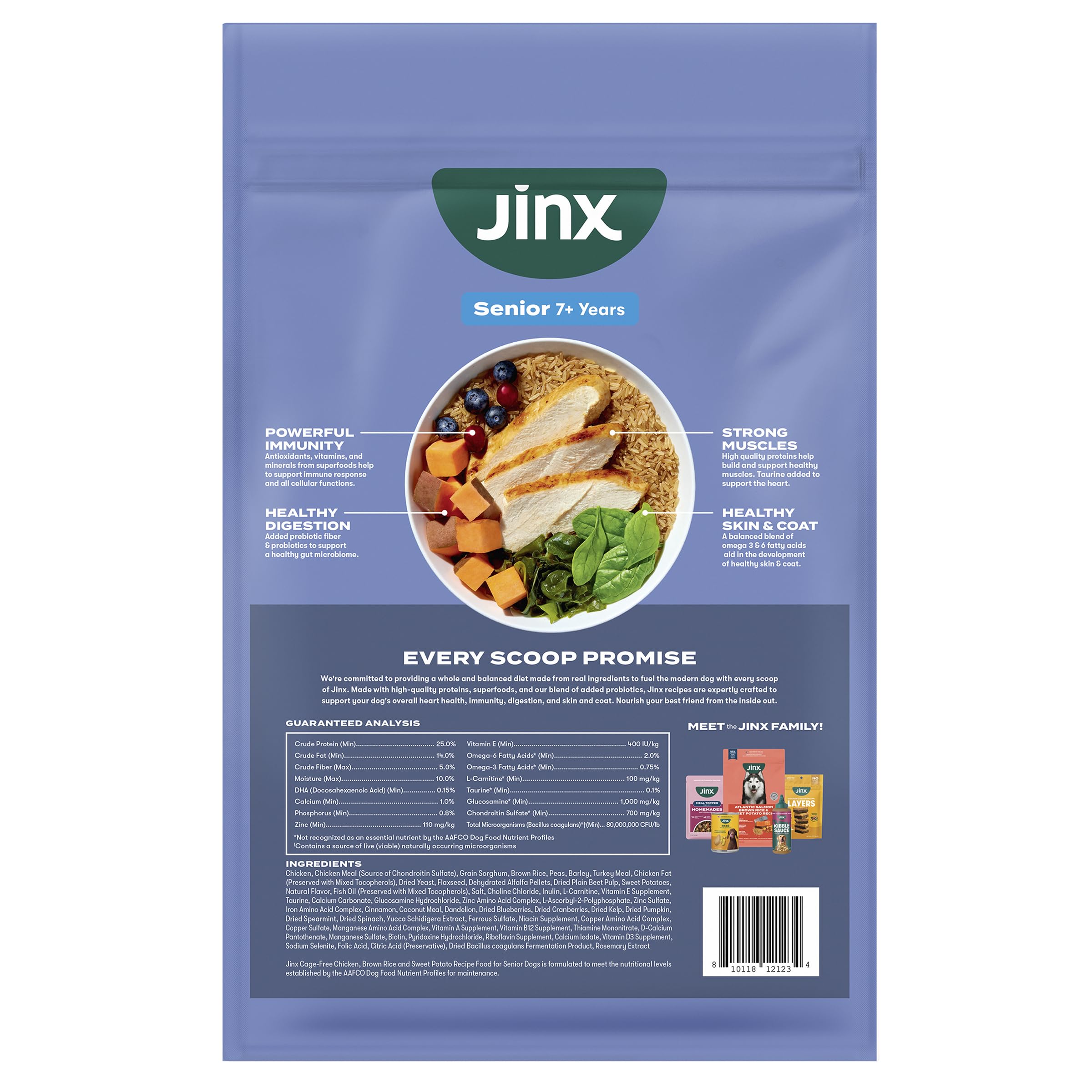 Jinx ingrédient patate douce tranches riche en fibres digestes