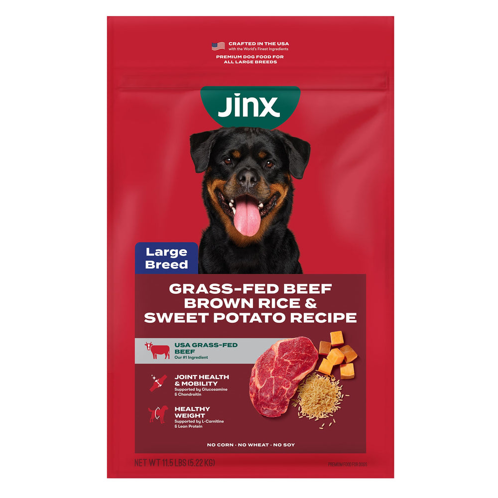 Jinx sac avant 11,5 lb montrant la marque et la formule complète