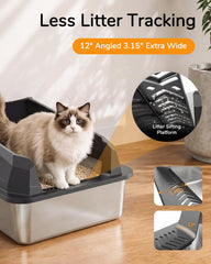 JINXUANTANG bac XL avec chat grand gabarit, confort et espace