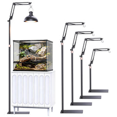 JIRVY vue avant du support lampe montrant stabilité et polyvalence
